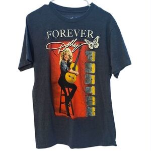 Dollcake Navy Blue Graphic T-Shirt